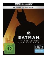 Batman 1-4 (4K Ultra HD BLU-RAY + BLU-RAY) für 59,96 Euro