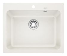BLANCO NAYA 6, SILGRANIT, weiß, ohne Ablauffernbedienung, keine Beckenlage, 600 mm Untermaß f&uuml;r 599,00 Euro