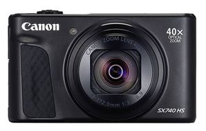 Canon PowerShot SX740 HS 21 MP  Kompaktkamera 40x Opt. Zoom (Schwarz) für 440,00 Euro