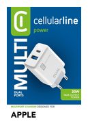 Cellular Line Dual Charger - iPhone 8 or later f&uuml;r 16,46 Euro