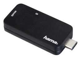 Hama 00133480 USB-C-Kartenleser USB 3.1 Gen 1 SD/microSD für 15,96 Euro