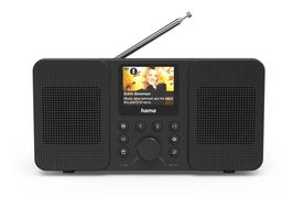 Hama Bluetooth DAB, DAB+, FM Radio Persönlich  054257 DIR10 (Schwarz) f&uuml;r 100,96 Euro