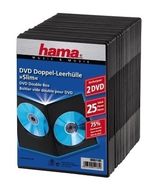 Hama DVD Slim Double-Box 25, Black f&uuml;r 20,96 Euro