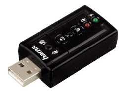 Hama 00051620 USB-Soundkarte "7.1 Surround" für 19,96 Euro