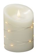 Konstsmide LED 1900 K Bernstein Batterie 1844-180 Echtwachskerze f&uuml;r 27,96 Euro