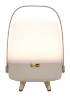 Kooduu 8 W Bluetooth Lautsprecher Laufzeit bis 11 h  Lite-up Play Mini (Sand, Weiß, Holz) f&uuml;r 167,96 Euro