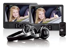 Lenco MES-415 2x tragbarer DVD-Player 9'' Kopfhörer USB/SD Akku 2h für 199,96 Euro