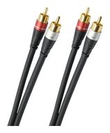 OEHLBACH Stecker 2x Cinch auf 2x Cinch 0,5 m  Audio Link Audio-Cinchkabel (Schwarz) f&uuml;r 20,96 Euro