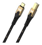 OEHLBACH 0,48 Gbit/s Stecker Rundkabel USB C auf USB B 3 m  USB Primus CB (Schwarz, Gold) f&uuml;r 65,96 Euro