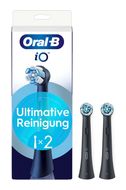 Oral-B iO Ultimative Reinigung, Original Aufsteckbürsten, Schwarz, 2 Stück f&uuml;r 16,99 Euro