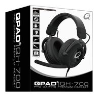 QPAD QH-700 Over Ear Kopfhörer kabelgebunden (Schwarz) für 91,46 Euro