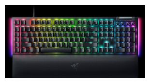 Razer RGB-LED Gaming Tastatur USB  BlackWidow V4 (Schwarz) f&uuml;r 129,96 Euro