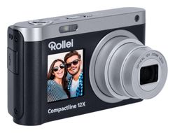 Rollei Kompaktkamera 12x Opt. Zoom  Compactline 12X (Schwarz) f&uuml;r 108,96 Euro