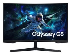 Samsung Quad HD Monitor 81,3 cm (32 Zoll) 16:9 1 ms 300 cd/m²  Odyssey LS32CG554EUXEN (Schwarz) f&uuml;r 204,96 Euro