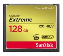 Sandisk Extreme Kompaktflash Speicherkarte 128 GB für 86,96 Euro