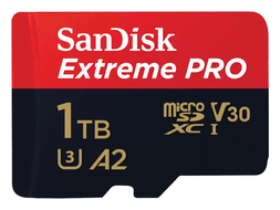 Sandisk Extreme Pro A2 MicroSDXC Speicherkarte 1 TB Class 3 (U3) Klasse 10 für 166,96 Euro