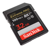Sandisk Extreme Pro SDHC Speicherkarte 32 GB Class 3 (U3) Klasse 10 für 17,96 Euro