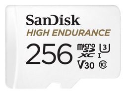Sandisk MicroSDXC Speicherkarte 256 GB Class 3 (U3) Klasse 10 High Endurance f&uuml;r 64,99 Euro