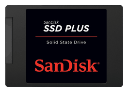 Sandisk SDSSDA-240G-G26 interner SSD-Speicher 240GB SSD Plus Sata III 2,5'' für 34,96 Euro
