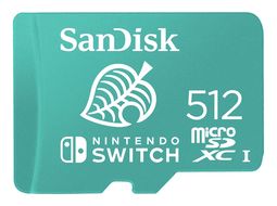 Sandisk Nintendo Switch MicroSDXC Speicherkarte 512 GB für 100,96 Euro