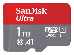 Sandisk Ultra A1 MicroSDXC Speicherkarte 1 TB Class 1 (U1) Klasse 10 für 162,96 Euro