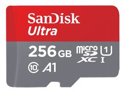 Sandisk Ultra A1 MicroSDXC Speicherkarte 256 GB Class 1 (U1) für 38,46 Euro