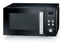 Severin Freistehende Mikrowelle 900 W Größe: mittel 10 Stufen Grill  MW7752 (Schwarz, Edelstahl) f&uuml;r 146,96 Euro