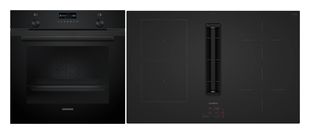 Siemens Backofen-Set groß AutoClean activeClean mit autarkem 80 cm Induktions Kochfeld PQ51A8BMAT (HB279GBB3 + ED81ABS16E) f&uuml;r 4.318,00 Euro