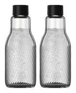 SodaStream Glas (Schwarz, Transparent) Crystal Riffled 0,95 L (2er-Pack) f&uuml;r 27,96 Euro