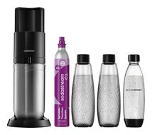 SodaStream Wassersprudler  Duo Vorteilspack (Schwarz/Titan) f&uuml;r 118,96 Euro