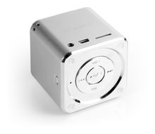 Technaxx Mini MusicMan portabler Lautsprecher (Silber) für 21,46 Euro