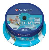 Verbatim CD-R AZO Wide Inkjet Printable für 15,46 Euro