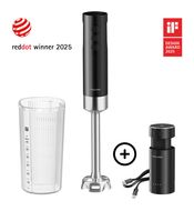 ZWILLING Handmixer 250 W 3 Stufen  Xtend Kabelloser Stabmixer Starter Set (Schwarz) f&uuml;r 84,46 Euro