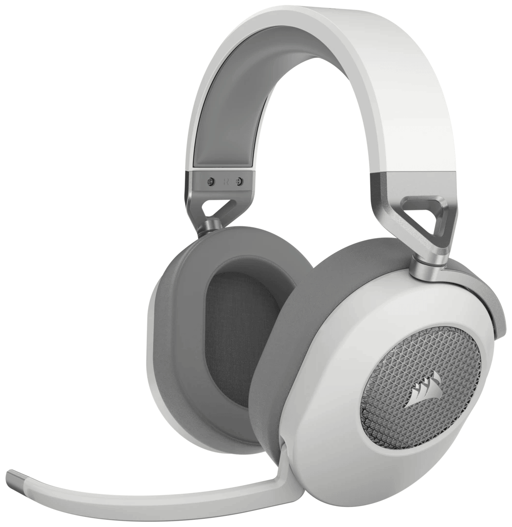 Over Ear HS65 24 Bluetooth Laufzeit bei kabellos V2 h Kopfhörer (Weiß) Boomstore Corsair Wireless