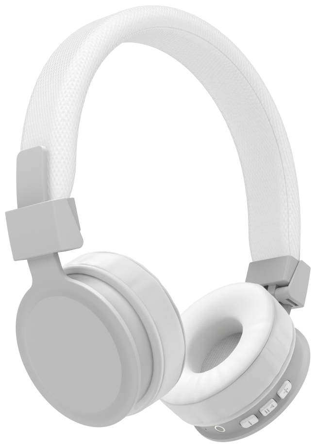 Bluetooth (Grau, Ohraufliegender Boomstore Freedom bei Lit Weiß) Kopfhörer kabellos 184085 Hama