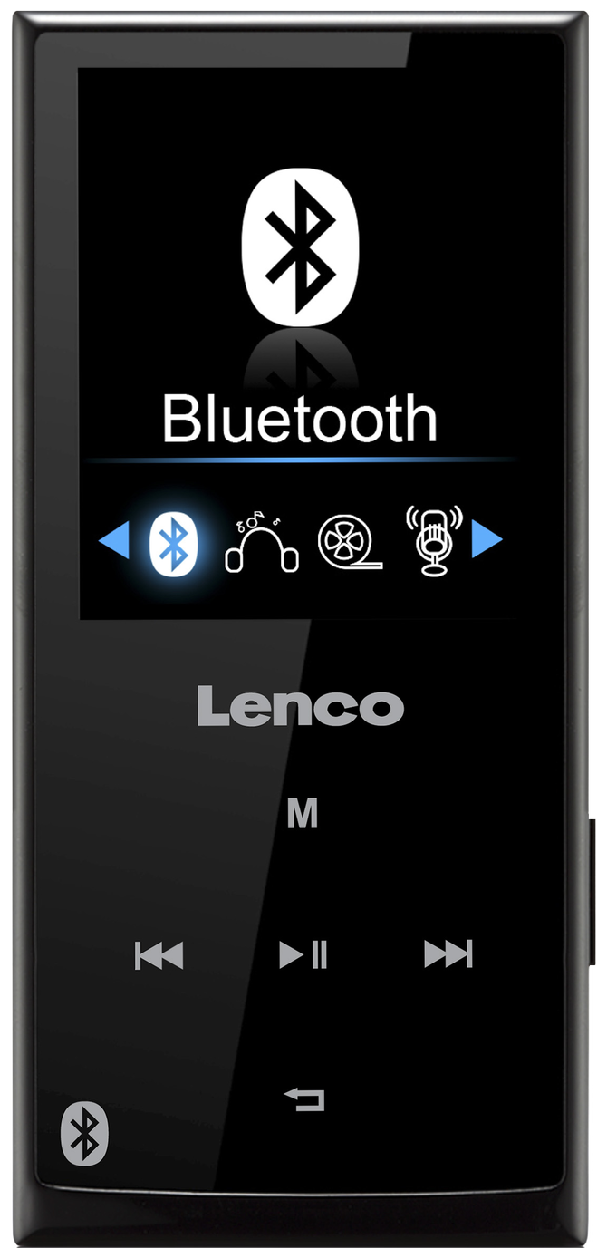 Lenco Xemio 760 BT MP3-Player 8GB MP3 WMA APE FLAC OGG WAV bei Boomstore