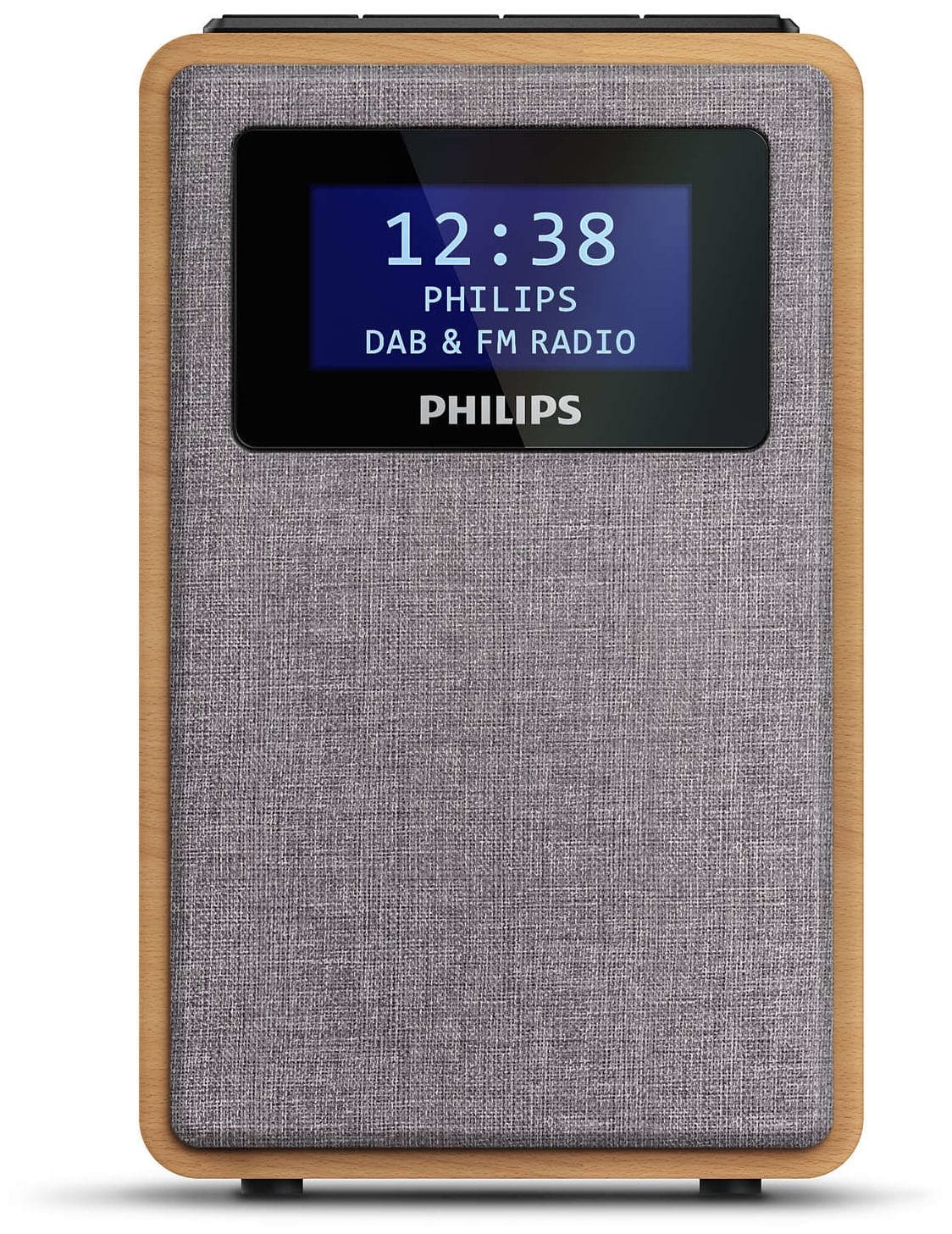 Philips TAR5005/10 (Grau, bei Holz) DAB, FM DAB+, Radio Boomstore