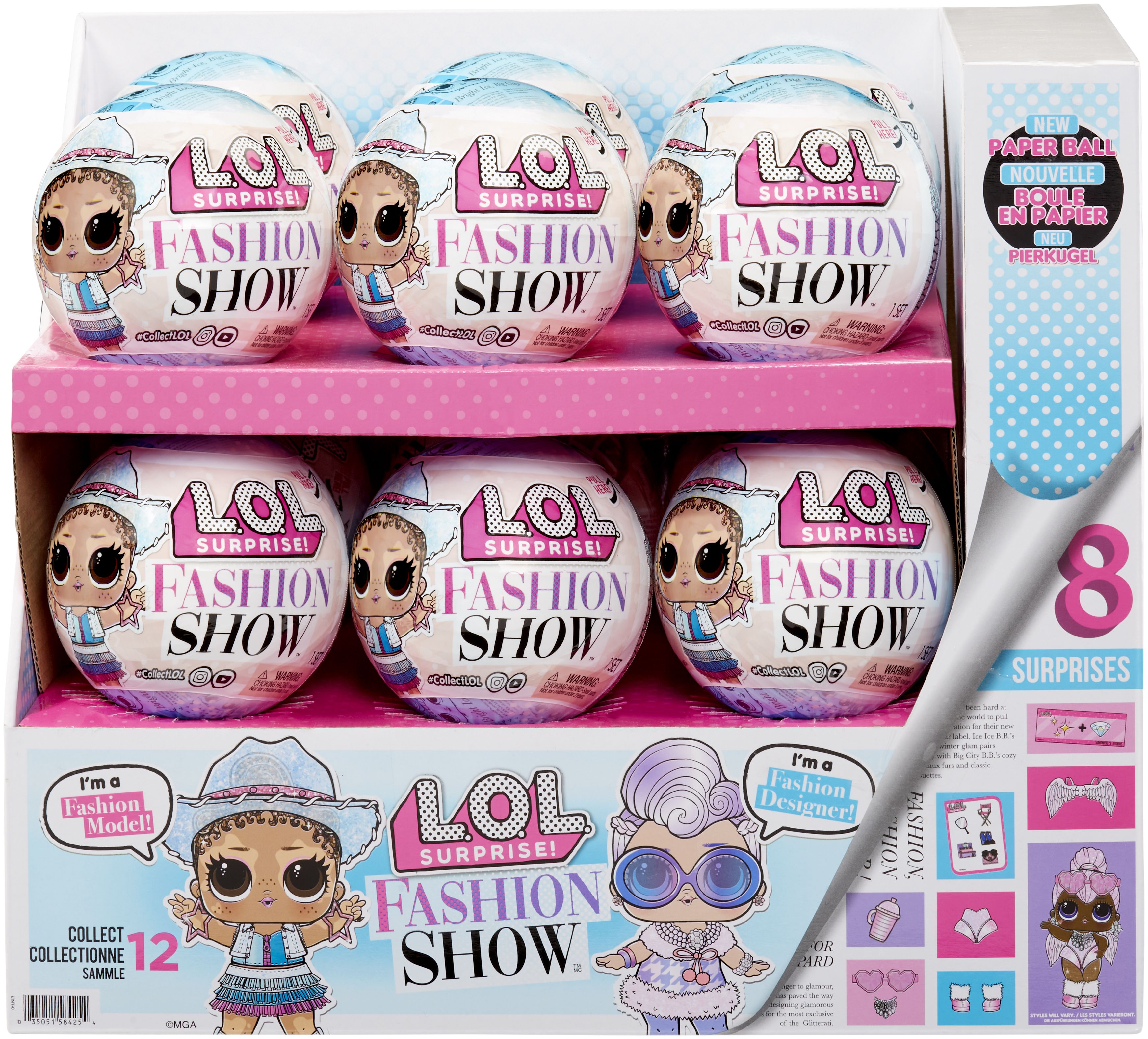 MGA Poupée - L.O.L. Surprise Fashion Show Doll Asst in PDQ pas