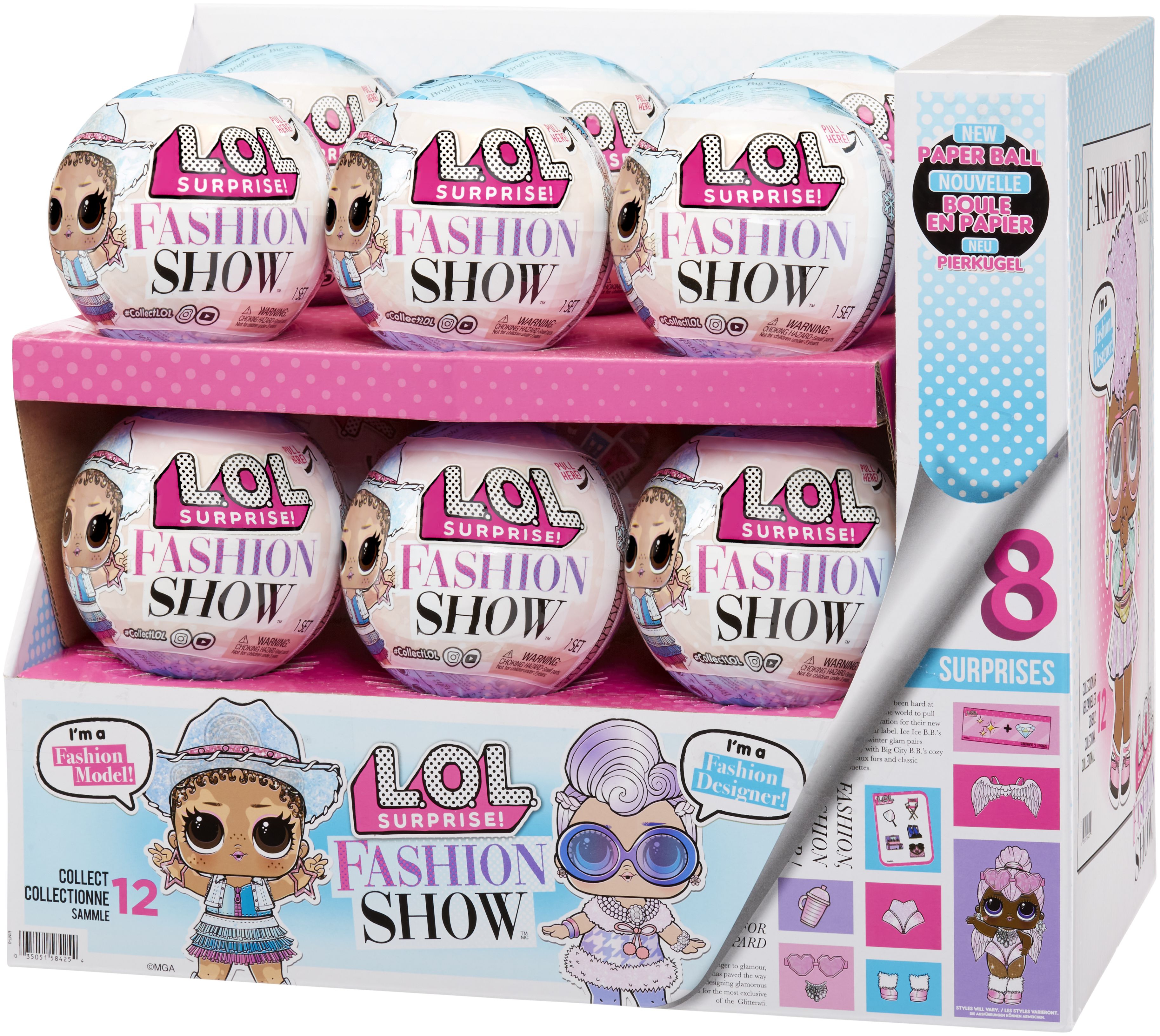 MGA Poupée - L.O.L. Surprise Fashion Show Doll Asst in PDQ pas cher 