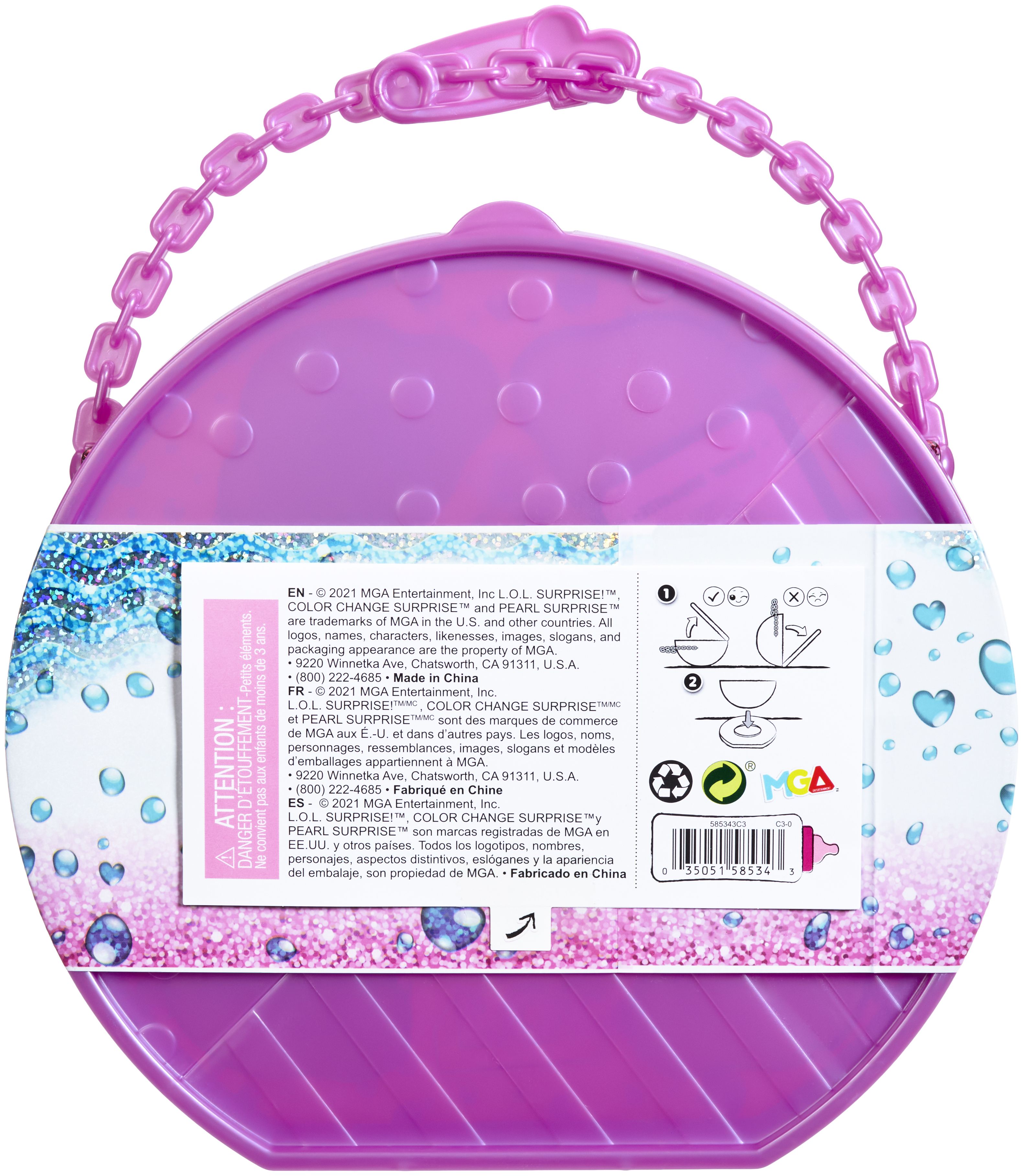 MGA Entertainment L.O.L. Surprise Glitter Color Change Pearl Surprise Purple bei Boomstore