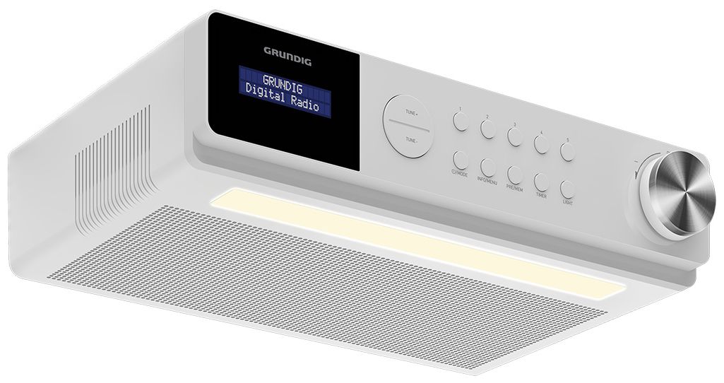 Grundig DKR1000BT Bluetooth Radio bei DAB+, (Weiß) Boomstore FM