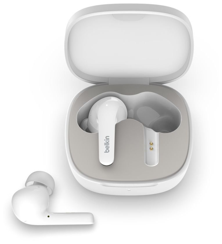 SoundForm Kopfhörer Bluetooth (Weiß) Flow In-Ear Boomstore IPX5 Belkin kabellos bei