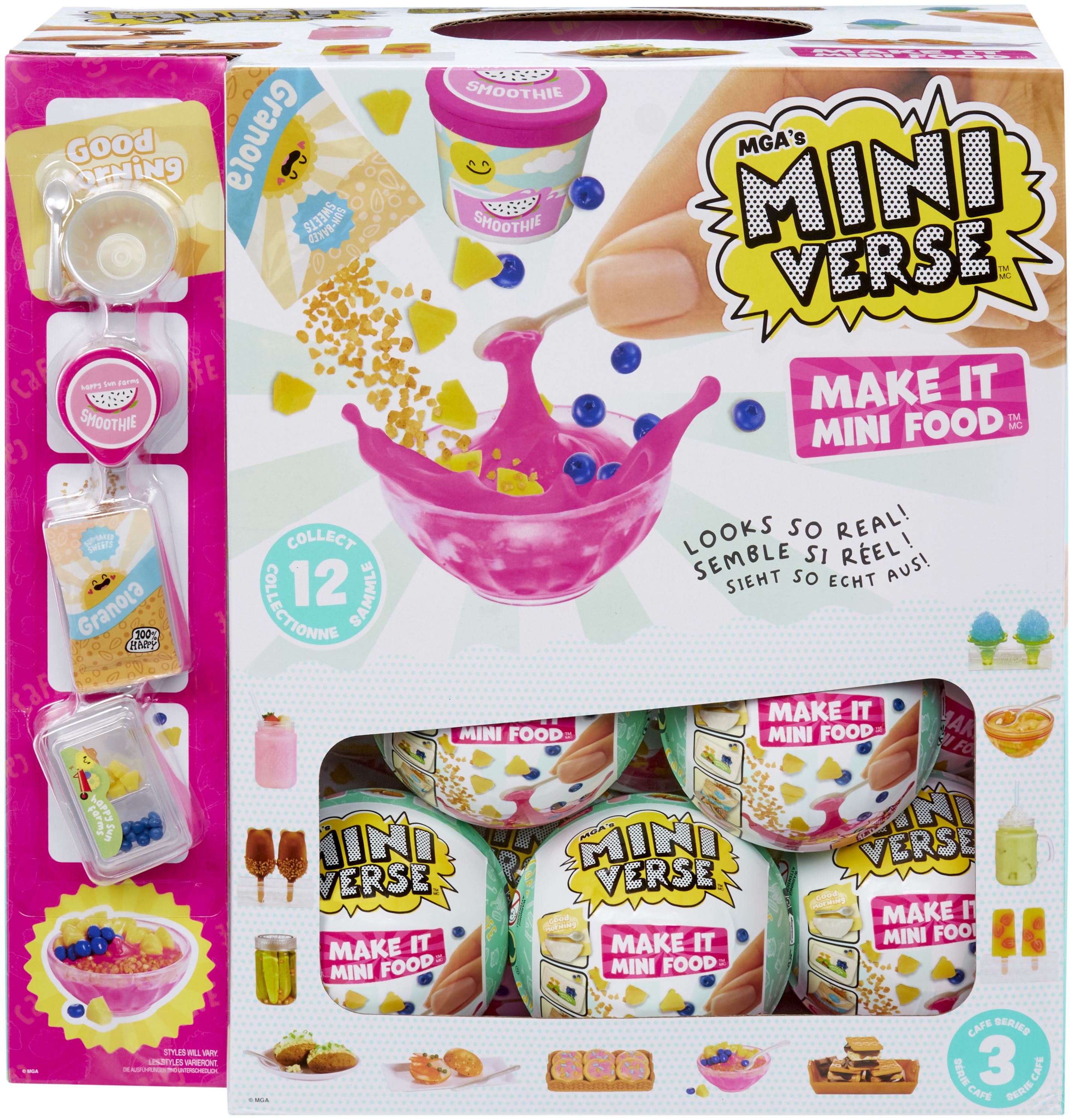 MGA Entertainment Miniverse - Make It Mini Foods: Cafe in PDQ Series 3A ...