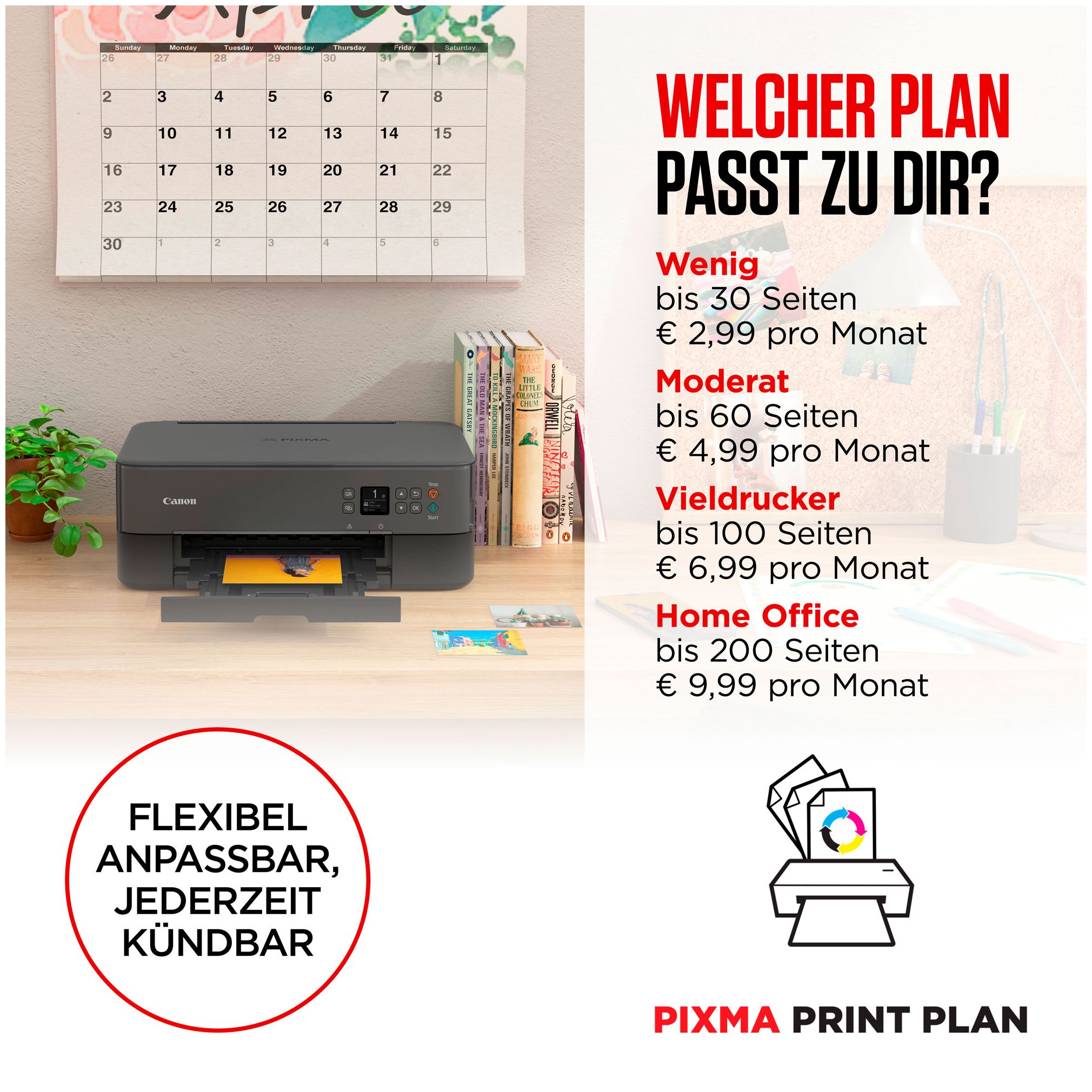 Canon PIXMA TS3550i 3-in-1 WLAN-Farb-Multifunktionssystem, Schwarz bei  Boomstore