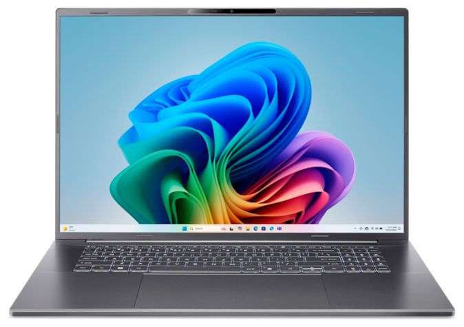 WUXGA Notebook 45,7 cm (18 Zoll) 1920 x 1200 Pixel 16 GB Ram 512 GB SSD Windows 11 Home Intel Core Ultra 5 max. 4,5 GHz  Aspire A18-I71M-57Q6 (Grau) 