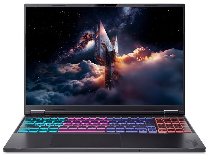 WQXGA Notebook 40,6 cm (16 Zoll) 2560 x 1600 Pixel 16 GB Ram 1 TB SSD Windows 11 Home AMD Ryzen 9 max. 5,4 GHz NVIDIA GeForce RTX 5070  Nitro AN16-A91-R6BF (Schwarz) 