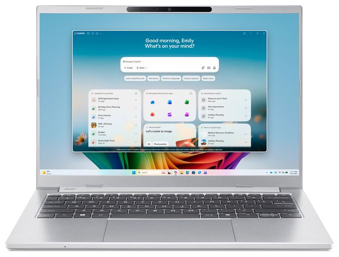 Aspire 14 AI A14-I71M-76XL A14-I71M Notebook 