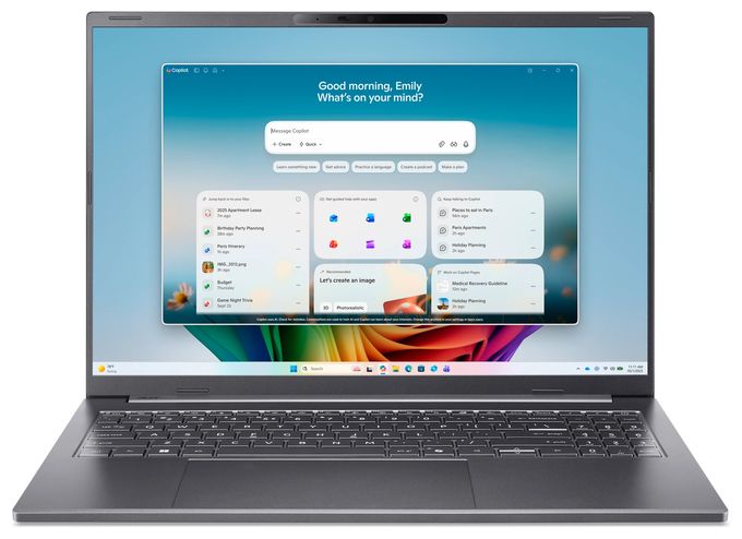 Aspire 16 AI A16-I71M-96Q0 A16-I71M Notebook 