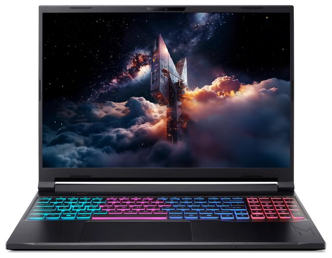 WQXGA Notebook 40,6 cm (16 Zoll) 2560 x 1600 Pixel 16 GB Ram 1 TB SSD Windows 11 Home Intel Core 7 max. 5,2 GHz NVIDIA GeForce RTX 5070  Nitro V ANV16S-71-77SA (Schwarz) 