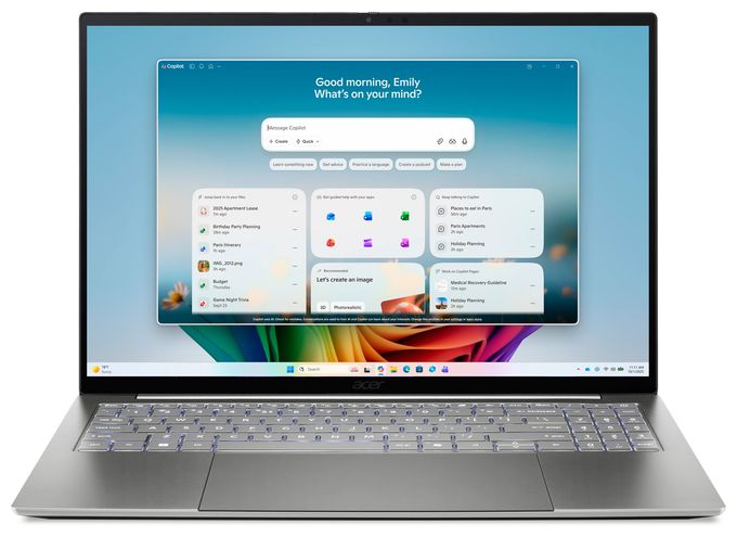 Swift 16 AI SF16-71T-993G SF16-71T Notebook 